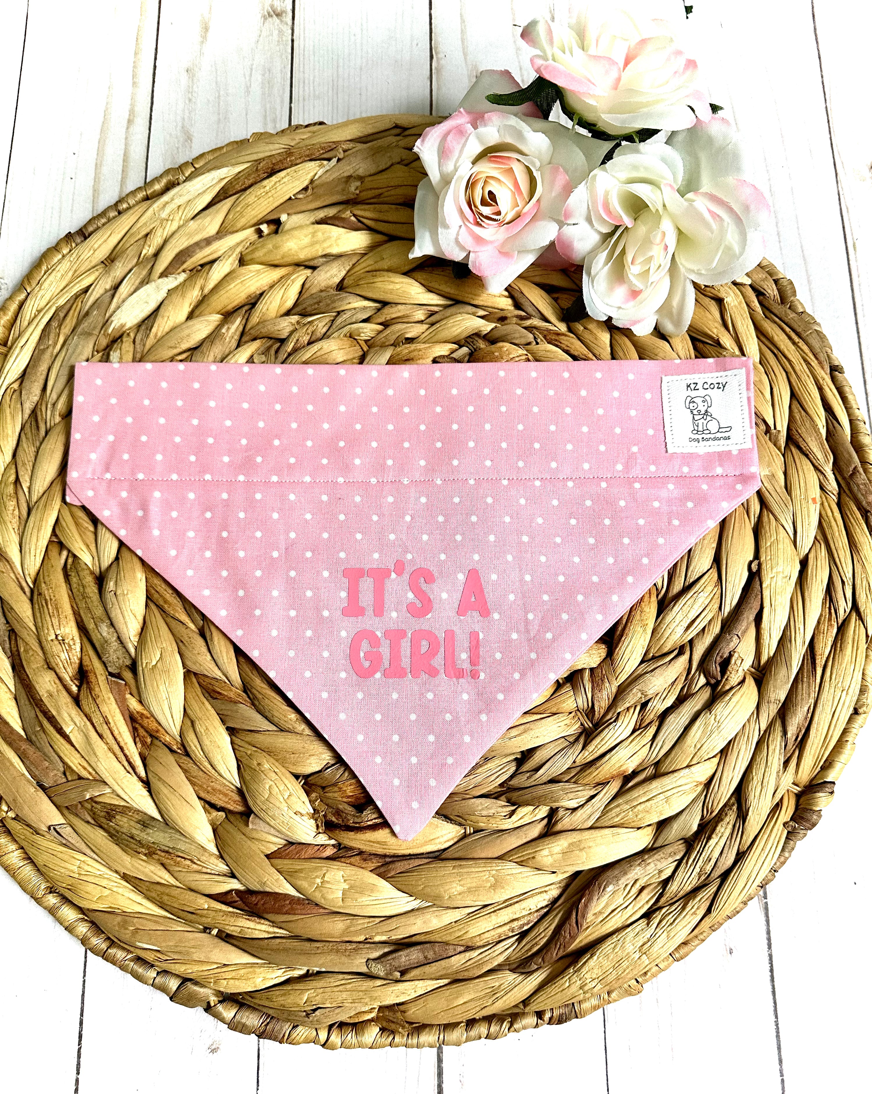 Its a girl dog bandana sale